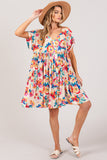 Sadie Floral Button-Down Dress-S-3X