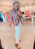 Presley Floral Blouse-S-3X