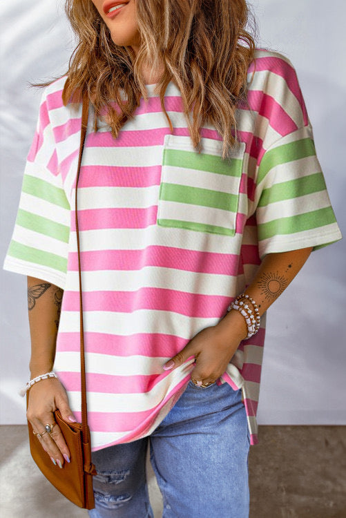 Shelly Striped Top-S-XL