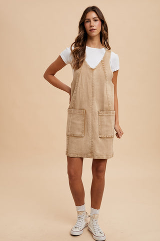 A Little Latte Denim Dress