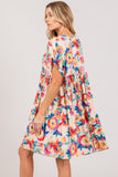 Sadie Floral Button-Down Dress-S-3X